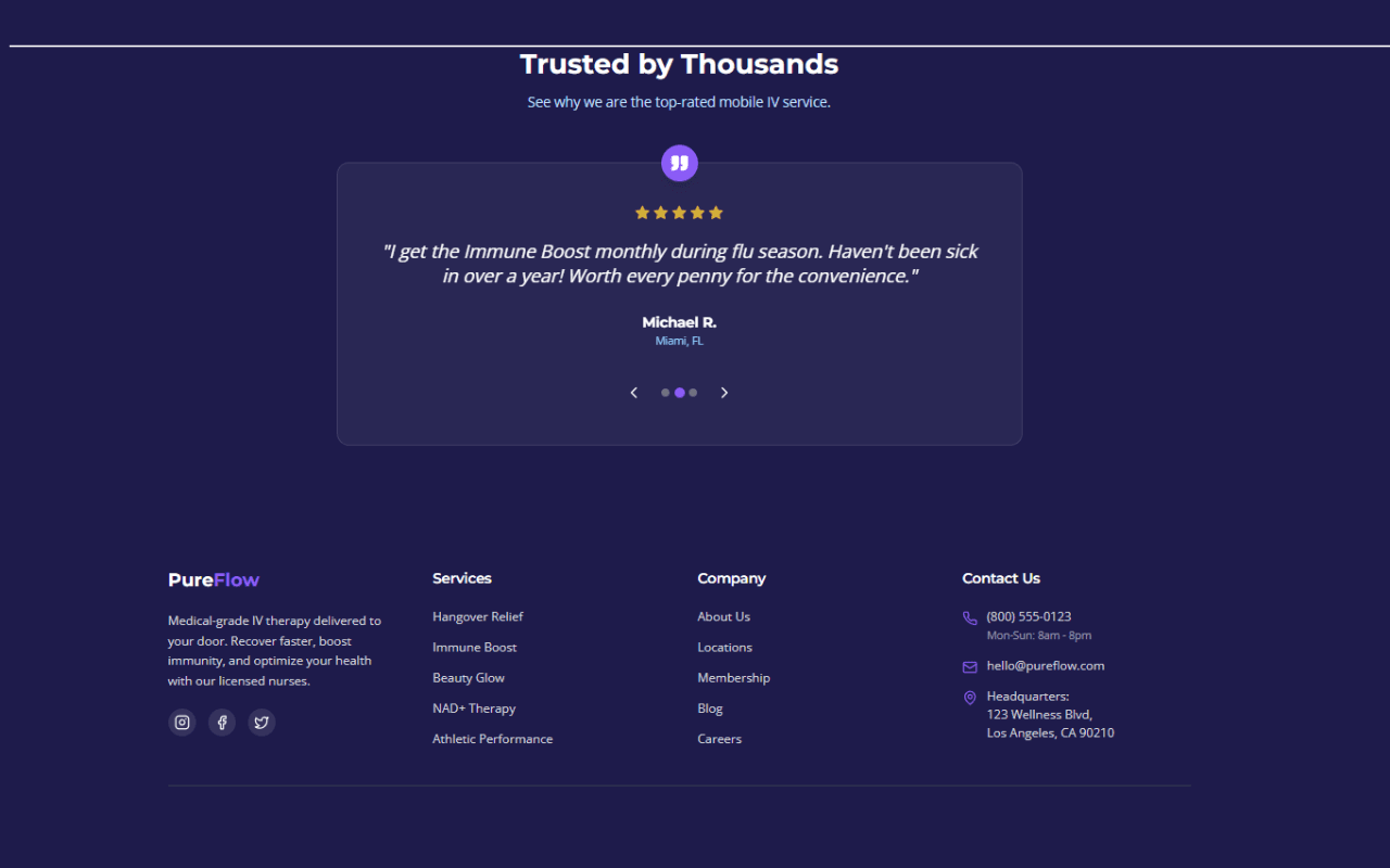 Multi-step booking wizard